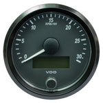 VDO SingleViu 80mm (3-1/8") Tachometer - 3000 RPM [A2C3832980030] - BuoyMart.com  Gauges VDO