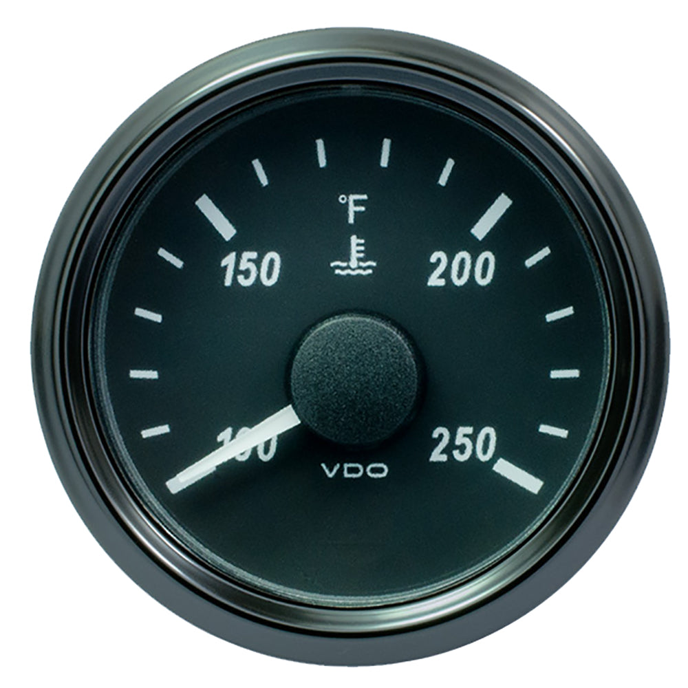 VDO SingleViu 52mm (2-1/16") Water Temp. Gauge - 250 F - 291-22 OHM [A2C3833350030] - BuoyMart.com  Gauges VDO