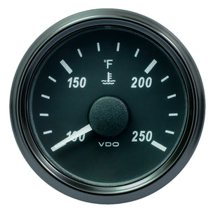 VDO SingleViu 52mm (2-1/16") Water Temp. Gauge - 250 F - 291-22 OHM [A2C3833350030] - BuoyMart.com  Gauges VDO