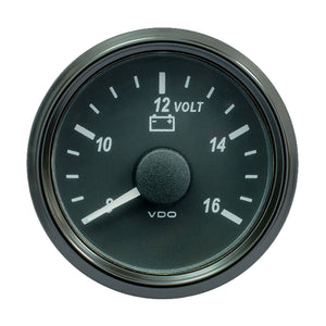 VDO SingleViu 52mm (2-1/16") Voltmeter f/12V Systems [A2C3832770030] - BuoyMart.com  Gauges VDO
