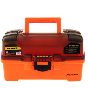 Plano 2-Tray Tackle Box w/Dual Top Access - Smoke  Bright Orange [PLAMT6221] - BuoyMart.com  Tackle Storage Plano