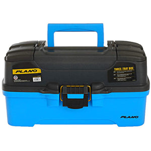 Plano 3-Tray Tackle Box w/Dual Top Access - Smoke  Bright Blue [PLAMT6231] - BuoyMart.com  Tackle Storage Plano