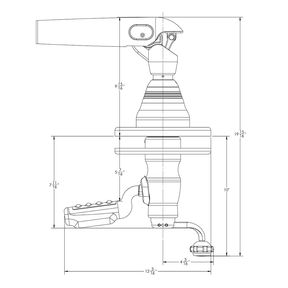 TACO GS-500 Grand Slam Outrigger Mounts *Only Accepts CF-HD Poles [GS-500] - BuoyMart.com  Outriggers TACO Marine