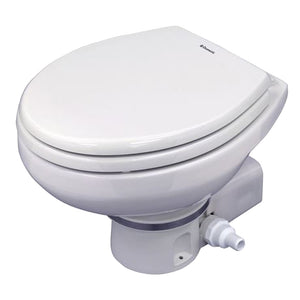 Dometic MasterFlush 7160 White Electric Macerating Toilet - 12V w/Orbit Base  Raw Water Flush [304716001] - BuoyMart.com  Portable Toilets Dometic
