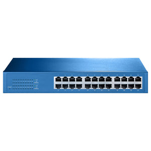 Aigean 24-Port Network Switch - Desk or Rack Mountable - 100-240VAC - 50/60Hz [NS-24] - BuoyMart.com  Mobile Broadband Aigean Networks