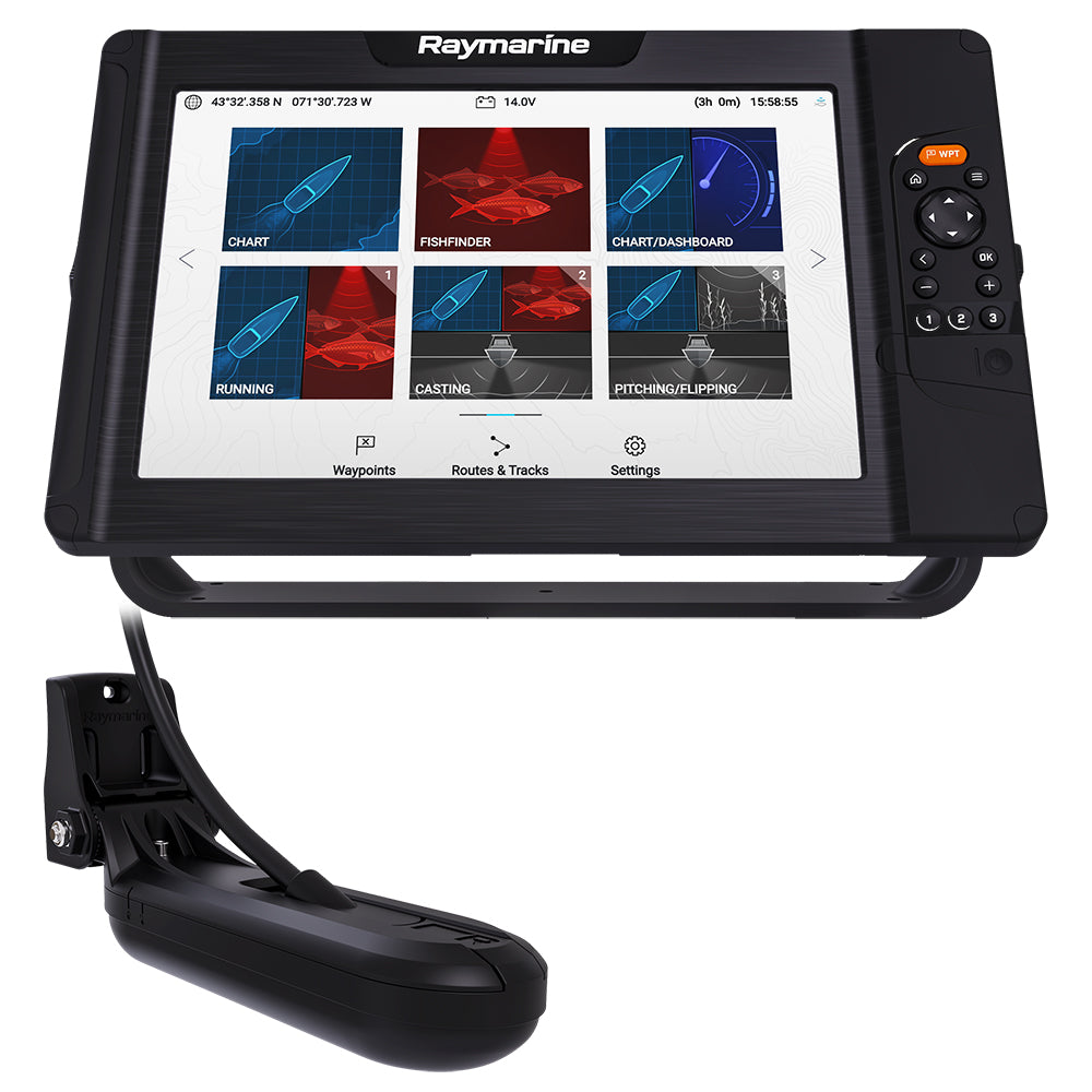 Raymarine Element 12 HV Combo w/HV-100 Transom Mount Transducer  Lighthouse North America Chart [E70536-05-102] - BuoyMart.com  GPS - Fishfinder Combos Raymarine