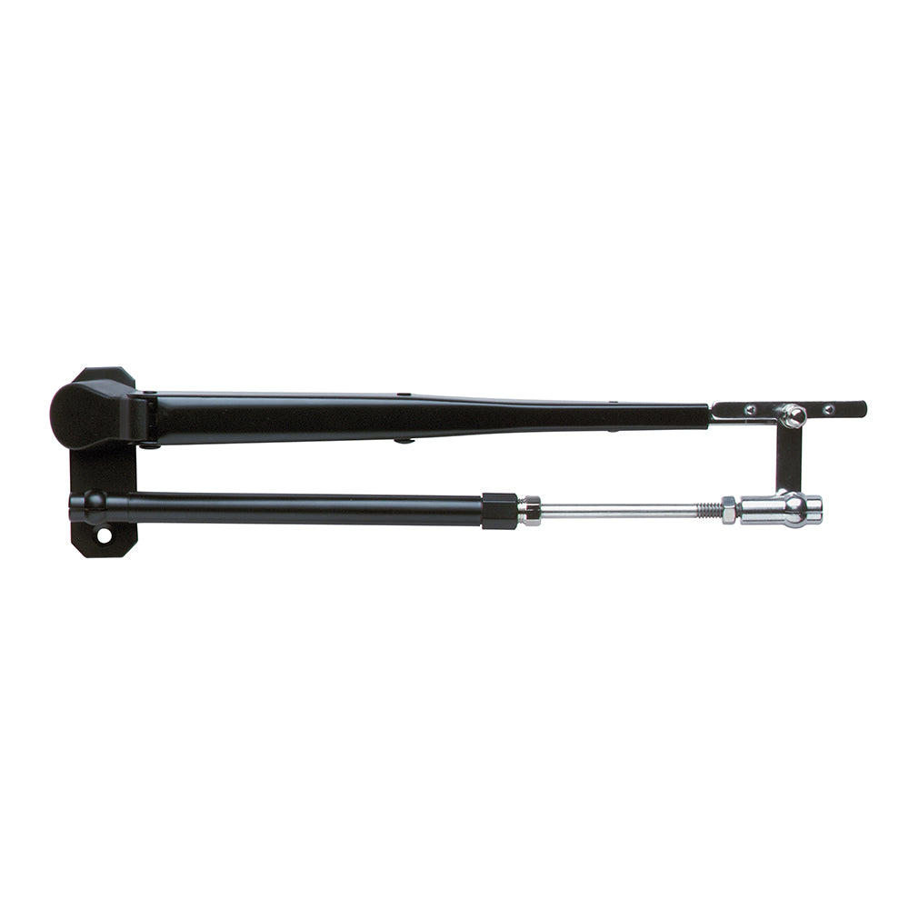 Marinco Wiper Arm, Deluxe Black Stainless Steel Pantographic - 12"-17" Adjustable [33032A] - BuoyMart.com  Windshield Wipers Marinco