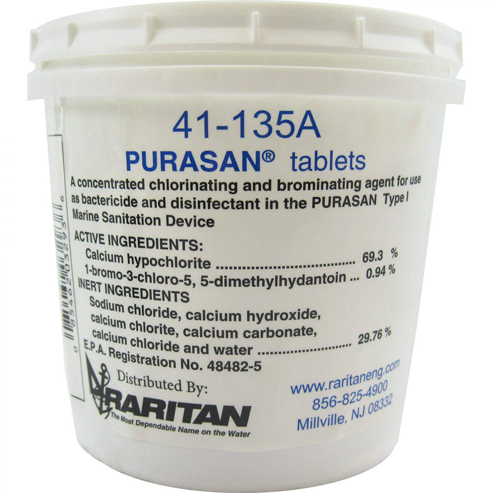 Raritan PURASAN EX Refill Tablets *1 Tub of 6 Tablets [41-135A] - BuoyMart.com  Accessories Raritan