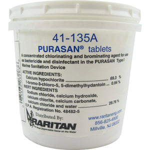 Raritan PURASAN EX Refill Tablets *1 Tub of 6 Tablets [41-135A] - BuoyMart.com  Accessories Raritan