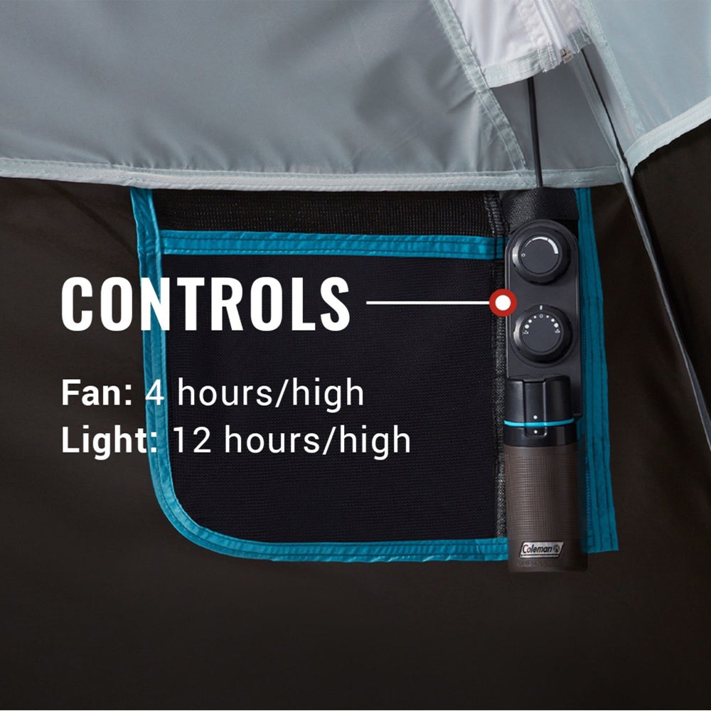 Coleman OneSource Rechargeable 4-Person Camping Dome Tent w/Airflow System  LED Lighting [2000035457] - BuoyMart.com  Tents Coleman