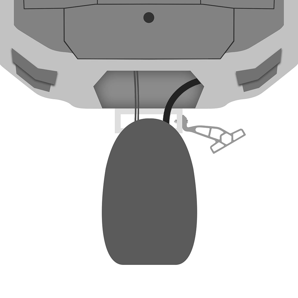 Minn Kota Raptor Jack Plate Adapter Bracket - Starboard - 2" Setback - 4" Rise - White [1810365] - BuoyMart.com  Anchoring Accessories Minn Kota