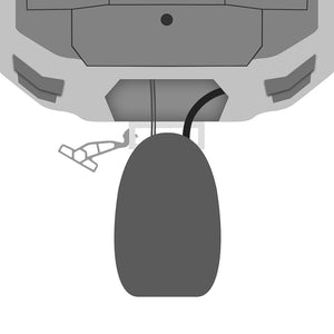 Minn Kota Raptor Jack Plate Adapter Bracket - Port - 2" Setback - 6" Rise - White [1810368] - BuoyMart.com  Anchoring Accessories Minn Kota
