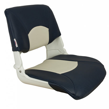 Springfield Skipper Standard Seat Fold Down - White/Blue [1061016] - BuoyMart.com  Seating Springfield Marine