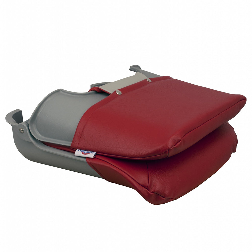 Springfield Skipper Standard Seat Fold Down - Grey/Red [1061018] - BuoyMart.com  Seating Springfield Marine