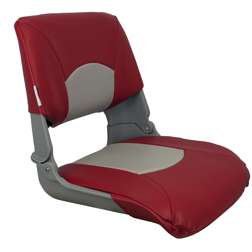 Springfield Skipper Standard Seat Fold Down - Grey/Red [1061018] - BuoyMart.com  Seating Springfield Marine