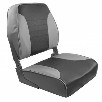 Springfield Economy Multi-Color Folding Seat - Grey/Charcoal [1040653] - BuoyMart.com  Seating Springfield Marine