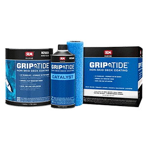 SEM GripTide Non-Skid Deck Coating Kit - Midnight Black [M25650] - BuoyMart.com  Non-Skid Paint SEM