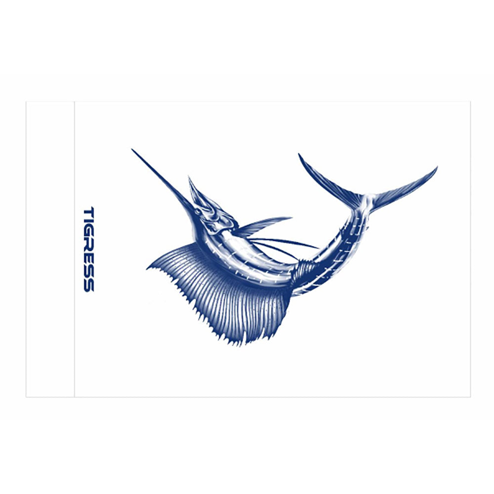 Tigress Sailfish Release Flag - 12" x 18" [88420] - BuoyMart.com  Fishing Accessories Tigress