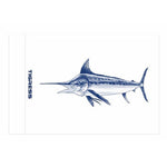 Tigress White Marlin Release Flag - 12" x 18" [88421] - BuoyMart.com  Fishing Accessories Tigress