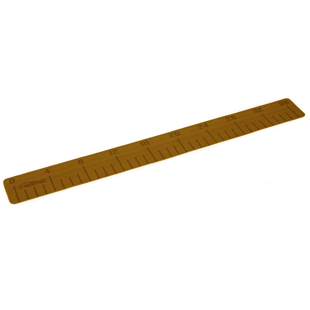 SeaDek 36" Fish Ruler - Mocha Brushed w/SeaDek Logo [22135-80090] - BuoyMart.com  Deck / Galley SeaDek
