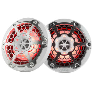 DS18 New Edition HYDRO 6.5" 2-Way Marine Speakers w/RGB LED Lighting 300W - White [NXL-6M/WH] DS18
