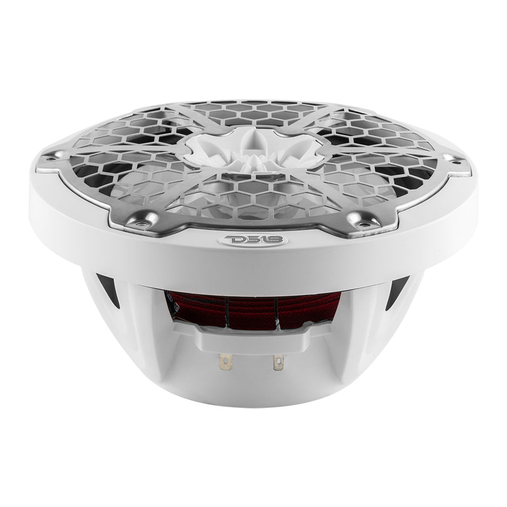 DS18 New Edition HYDRO 8" 2-Way Marine Speakers w/RGB LED Lighting 375W - White  [NXL-8M/WH] DS18