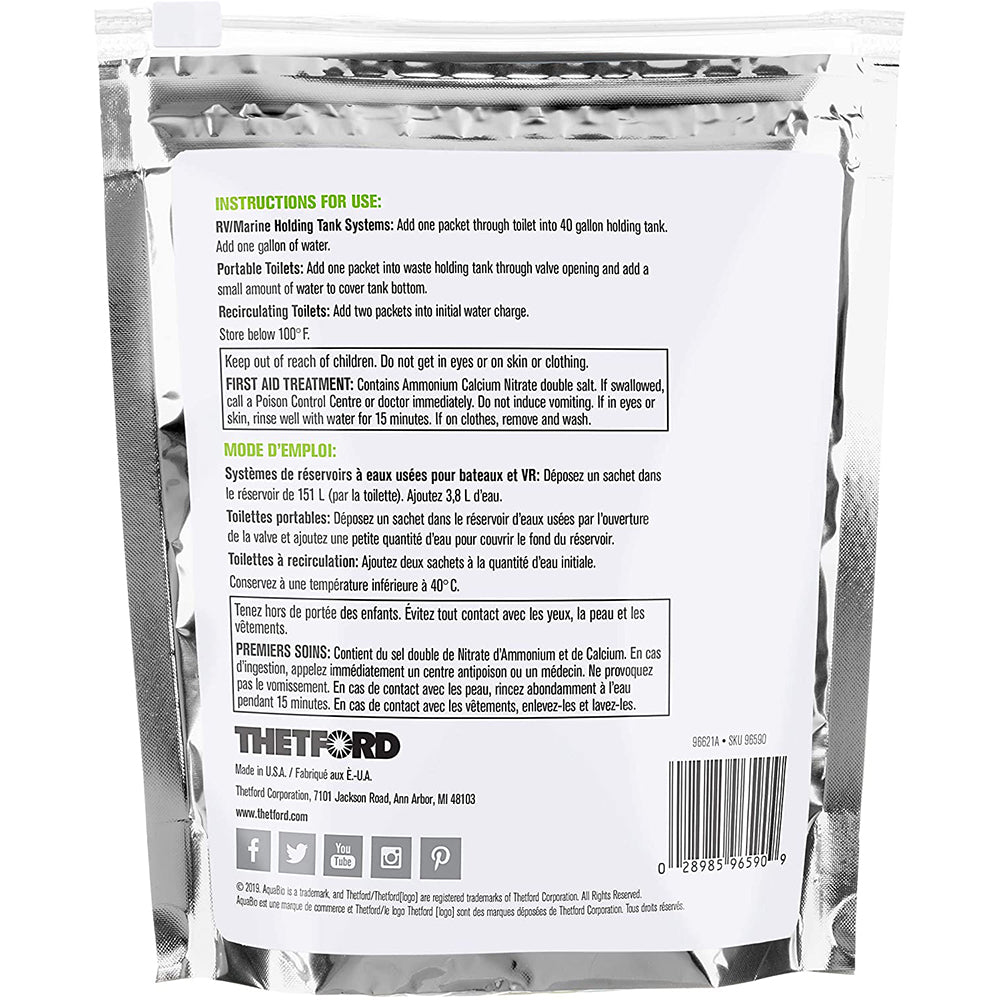 Thetford AquaBio - 16 Toss-Ins Concentrate Packets [96590] - BuoyMart.com  Accessories Thetford Marine