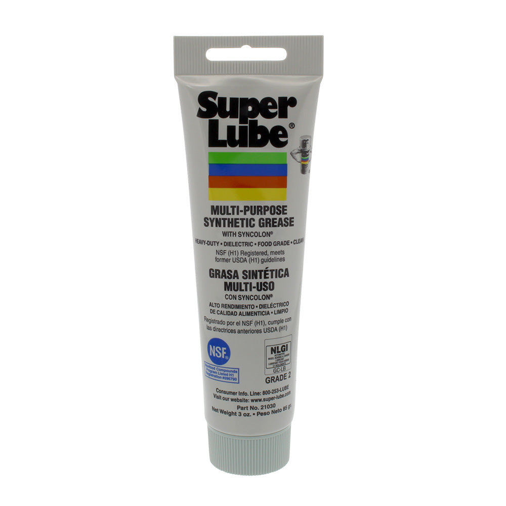 Super Lube Multi-Purpose Synthetic Grease w/Syncolon - 3oz Tube [21030] - BuoyMart.com  Cleaning Super Lube
