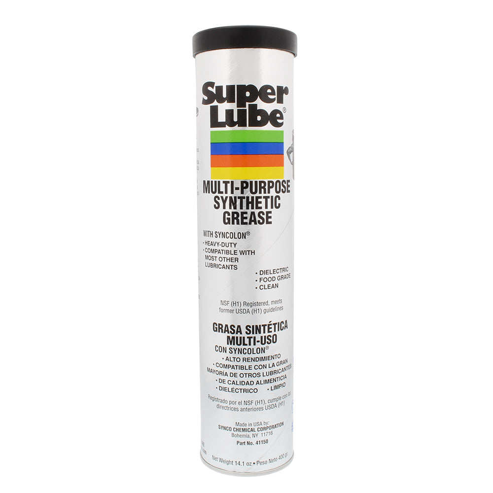 Super Lube Multi-Purpose Synthetic Grease w/Syncolon - 14.1oz Cartridge [41150] - BuoyMart.com  Cleaning Super Lube