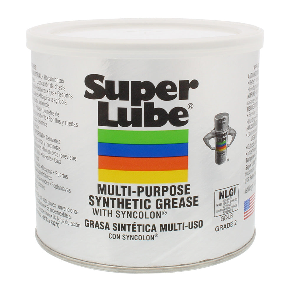 Super Lube Multi-Purpose Synthetic Grease w/Syncolon - 14.1oz Canister [41160] - BuoyMart.com  Cleaning Super Lube