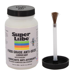 Super Lube Food Grade Anti-Seize w/Syncolon - 8oz Brush Bottle [48008] - BuoyMart.com  Cleaning Super Lube
