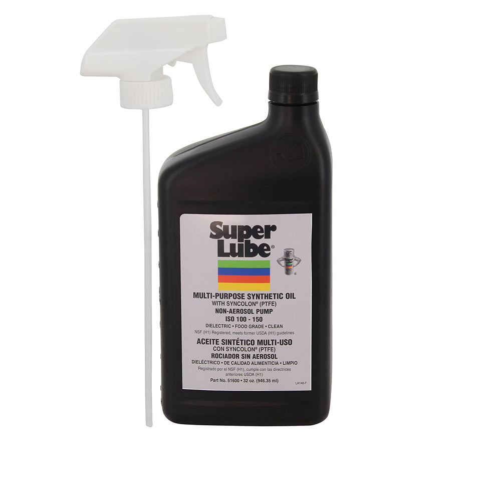 Super Lube Food Grade Synthetic Oil - 1qt Trigger Sprayer [51600] - BuoyMart.com  Cleaning Super Lube