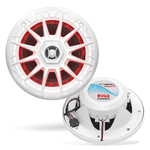 Boss Audio MRGB55W 5.25" Marine Speakers w/RGB Lighting - White [MRGB55W] - BuoyMart.com  Speakers Boss Audio