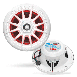 Boss Audio MRGB55W 5.25" Marine Speakers w/RGB Lighting - White [MRGB55W] - BuoyMart.com  Speakers Boss Audio