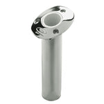 C.E. Smith Flush Mount Rod Holder - 15 Degree  9" Depth - Stainless Steel - Cast Gimbal - White Vinyl Liner [53671CA] - BuoyMart.com  Rod Holders C.E. Smith