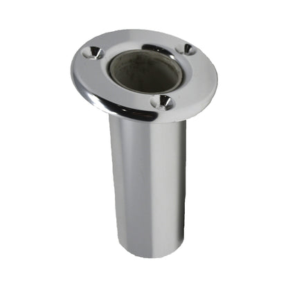 TACO Flush Mount Rod Holder 10 - Deluxe Anodized Finish [F31-0702BXY] - BuoyMart.com  Rod Holders TACO Marine