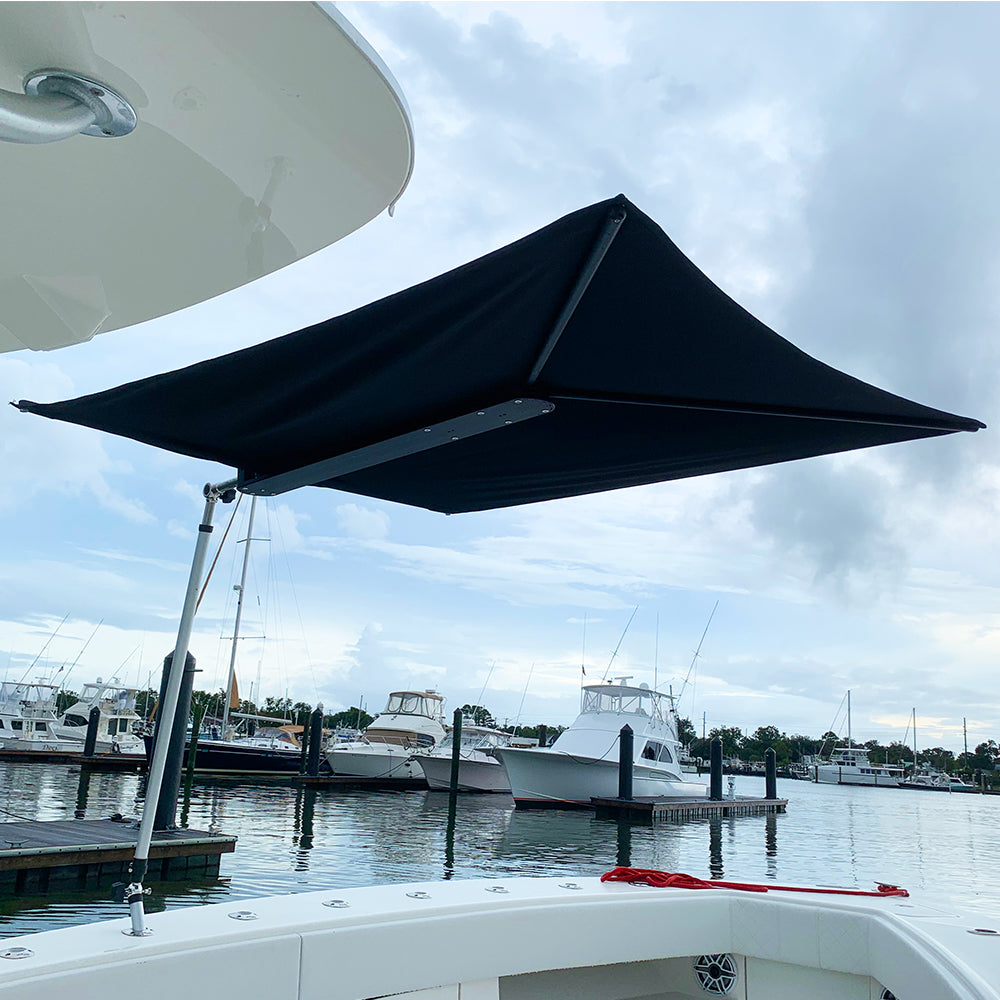 TACO ShadeFin w/Black Fabric  Case [T10-3000-2] - BuoyMart.com  Biminis/Shades/Umbrellas TACO Marine