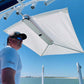 TACO ShadeFin w/Black Fabric, Case  Fixed Rod Holder Mount Kit [T10-3000-4] - BuoyMart.com  Biminis/Shades/Umbrellas TACO Marine