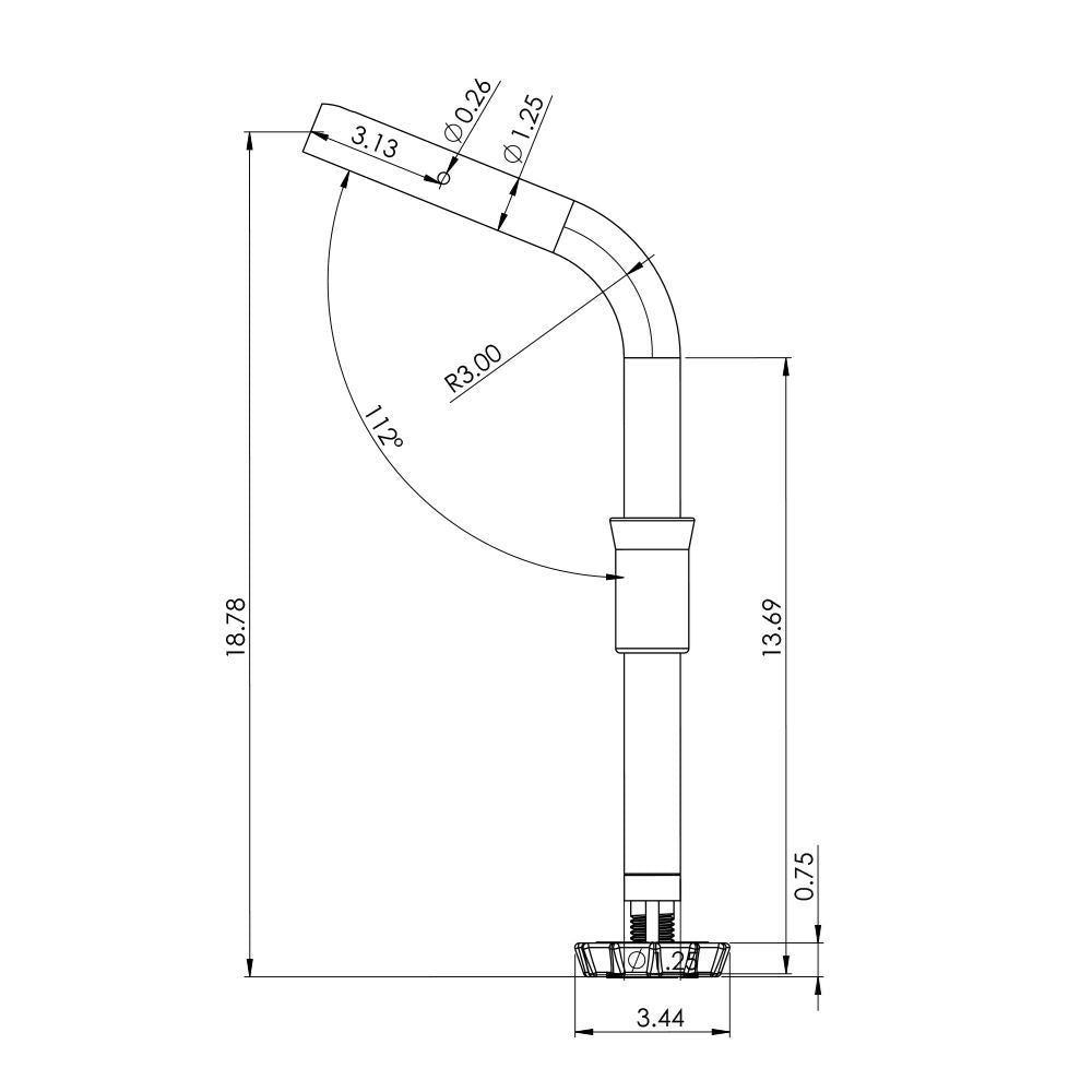 TACO ShadeFin Fixed Rod Holder Mount [T10-3000-5] - BuoyMart.com  Accessories TACO Marine