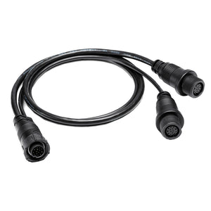 Humminbird 14 M ID SIDB Y - SOLIX/APEX Side Imaging  2D Splitter Cable [720111-1] Humminbird