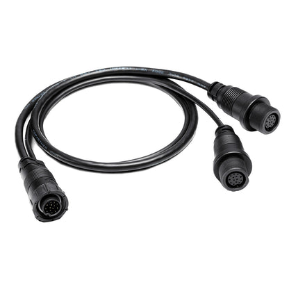 Humminbird 14 M ID SIDB Y - SOLIX/APEX Side Imaging  2D Splitter Cable [720111-1] Humminbird