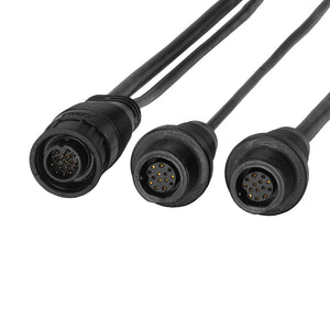 Humminbird 14 M SILR Y - SOLIX/APEX Side Imaging Left-Right Splitter Cable [720112-1] - BuoyMart.com  Accessories Humminbird