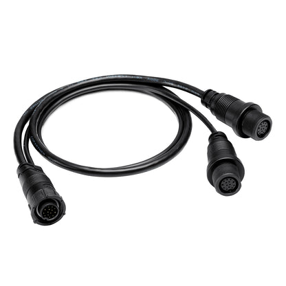 Humminbird 14 M SILR Y - SOLIX/APEX Side Imaging Left-Right Splitter Cable [720112-1] - BuoyMart.com  Accessories Humminbird