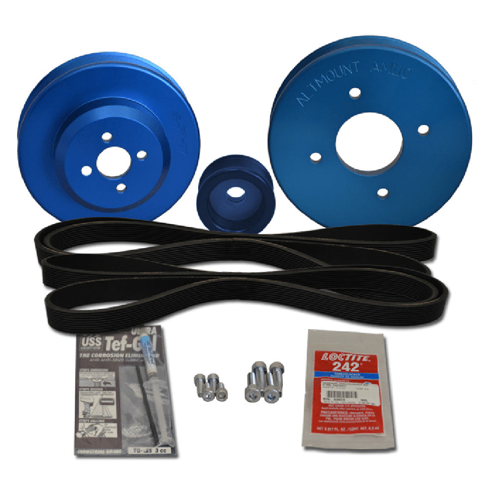 Balmar Pulley Kit f/Yanmar 3JH2-TE, 3JH2-E [48-YSP-3JH-C] - BuoyMart.com  Alternators Balmar