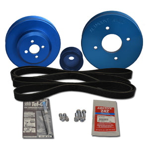 Balmar Pulley Kit f/Yanmar 3JH2-TE, 3JH2-E [48-YSP-3JH-C] - BuoyMart.com  Alternators Balmar