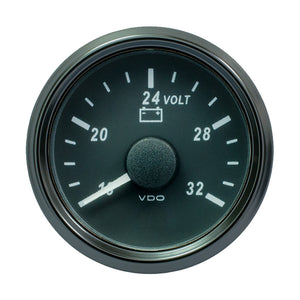 VDO SingleViu 52mm (2-1/16") Voltmeter f/24V Systems - 32V [A2C3832780030] - BuoyMart.com  Gauges VDO