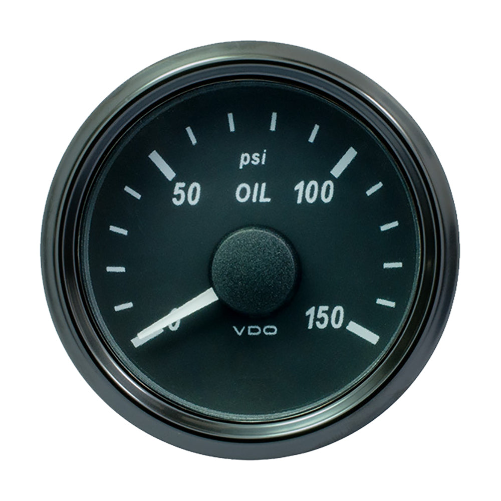 VDO SingleViu 52mm (2-1/16") Oil Pressure Gauge - 150 PSI [A2C3833240030] - BuoyMart.com  Gauges VDO