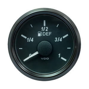 VDO SingleViu 52mm (2-1/16") DEF Level Gauge - 3-180 Ohm [A2C3833550030] - BuoyMart.com  Gauges VDO
