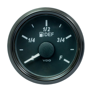 VDO SingleViu 52mm (2-1/16") DEF Level Gauge - 240-33 Ohm [A2C3832750030] - BuoyMart.com  Gauges VDO