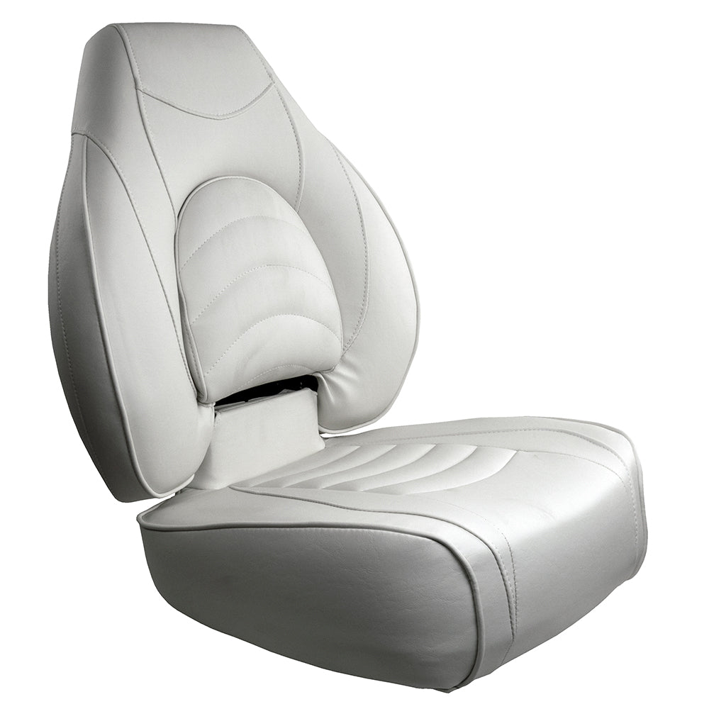 Springfield Fish Pro High Back Folding Seat - White [1041606-1] - BuoyMart.com  Seating Springfield Marine